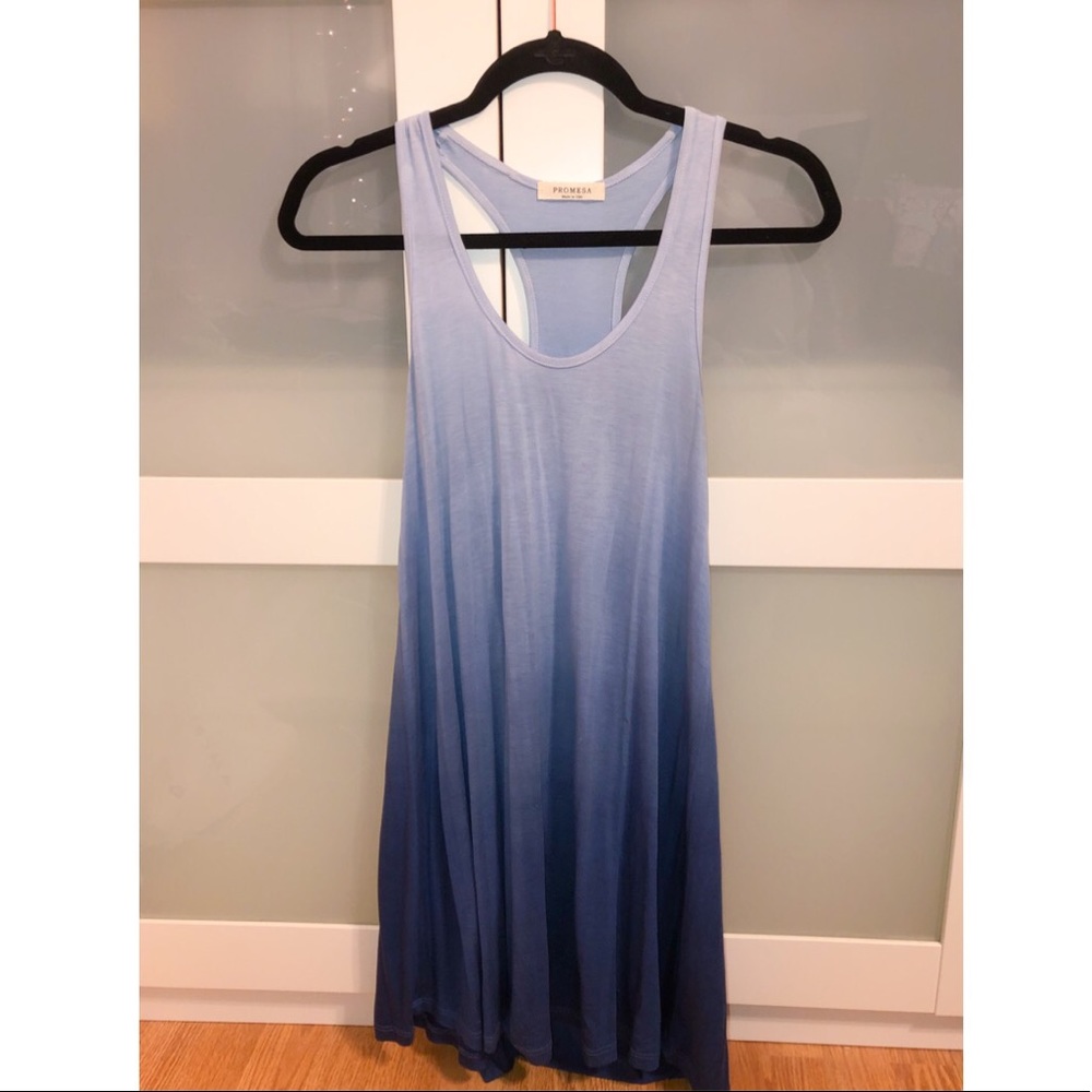 OMBRÉ BLUE SUN DRESS